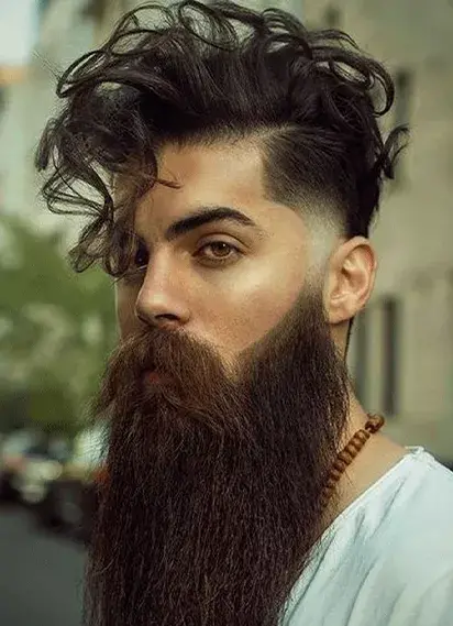 عکس سایه ریش بلند