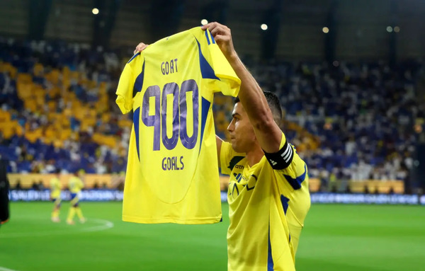 عکس شادی گل رونالدو در النصر