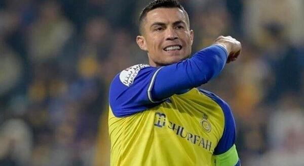 عکس شادی گل رونالدو در النصر