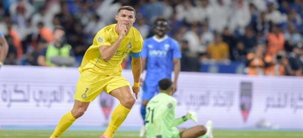 عکس شادی گل رونالدو در النصر