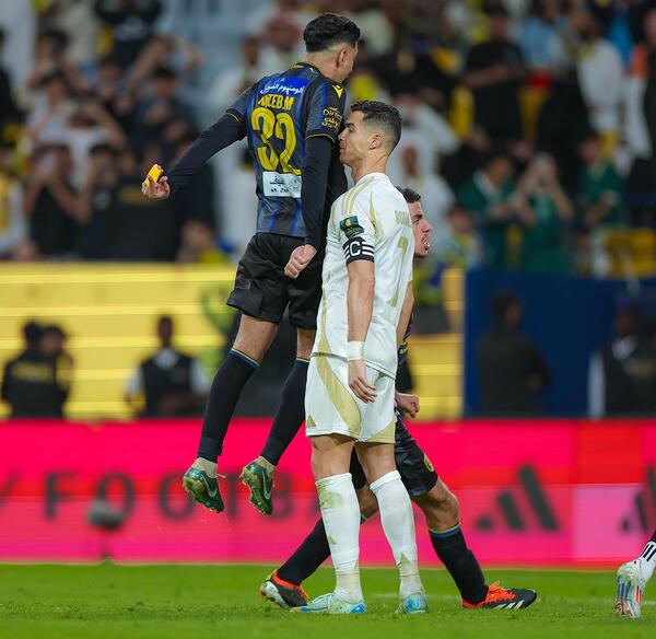 عکس شادی گل رونالدو در النصر