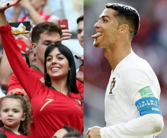 عکس رونالدو با جورجینا در ساحل