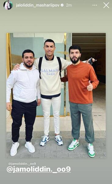 عکس رونالدو با لباس استقلالی