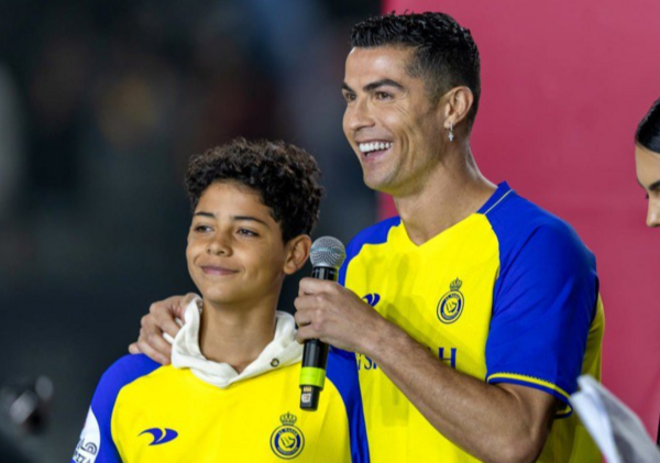 عکس رونالدو و پدرش