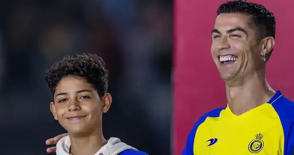 عکس رونالدو و پدرش