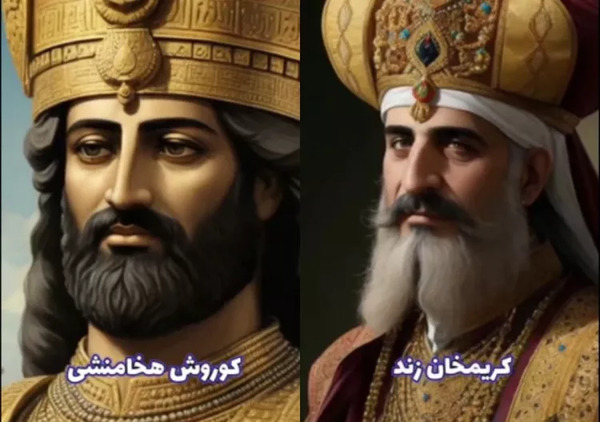 عکس نادر شاه افشار هوش مصنوعی