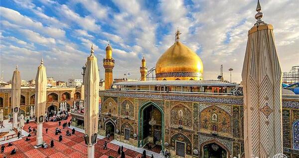 عکس نوشته شاه نجف