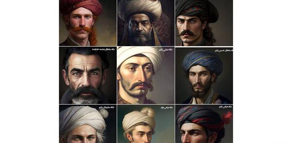 عکس از شاه عباس اول صفوی