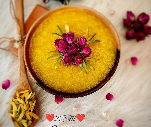 عکس شله زرد نذری