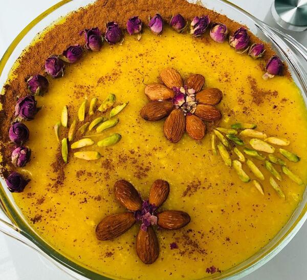 عکس شله زرد خانگی ساده