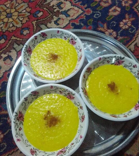 عکس شله زرد خانگی ساده