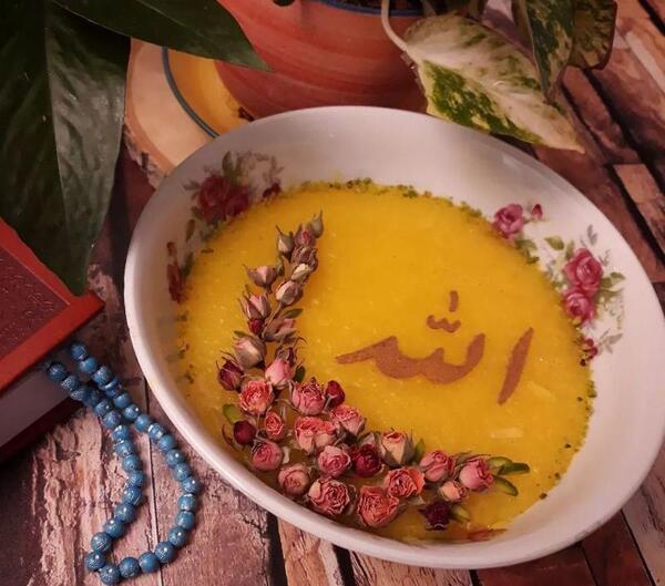عکس شله زرد ماه رمضان