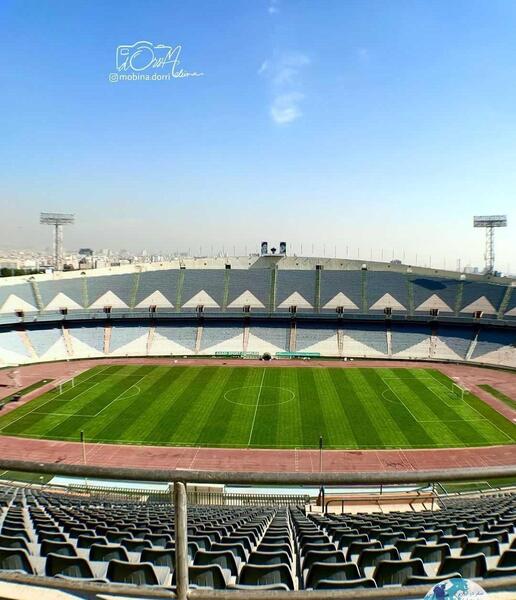 عکس ورزشگاه آزادی در زمان شاه