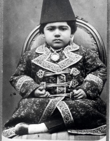عکس شاه پسرش
