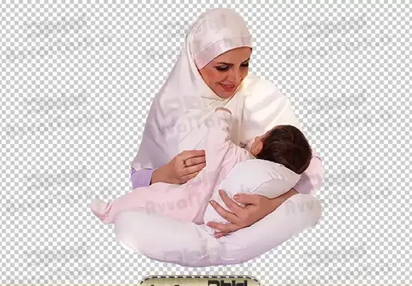 عکس شیر مادر و بچه