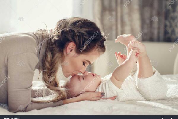 عکس شیر مادر و فرزند