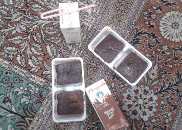 عکس کیک شیر کاکائو