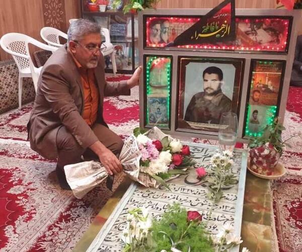 عکس همسر شهید شیرعلی سلطانی