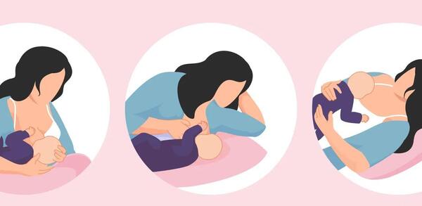 طریقه صحیح شیر دادن به نوزاد با عکس