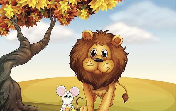 عکس شیر جنگلی کارتونی