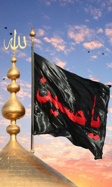 عکس امام حسین با شیر