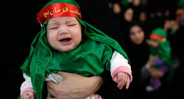 عکس امام حسین با شیر