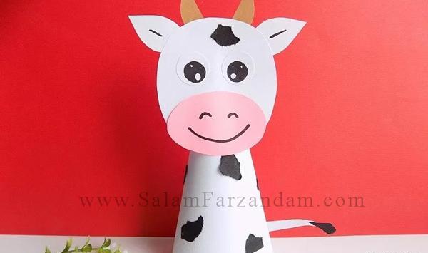 عکس کاردستی با کاغذ رنگی ساده