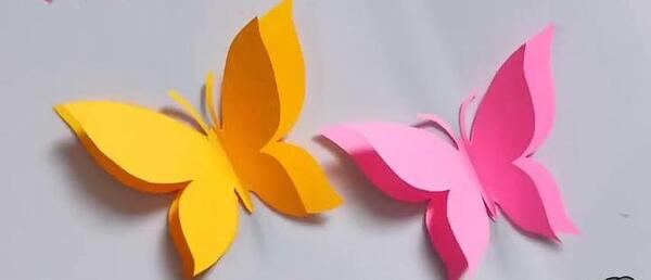 عکس کاردستی با کاغذ رنگی ساده
