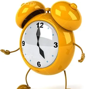 عکس کاریکاتوری ساعت