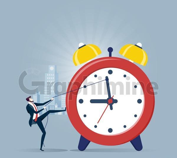 عکس کاریکاتور ساعت