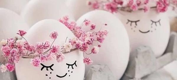 عکس تخم مرغ رنگی ساده