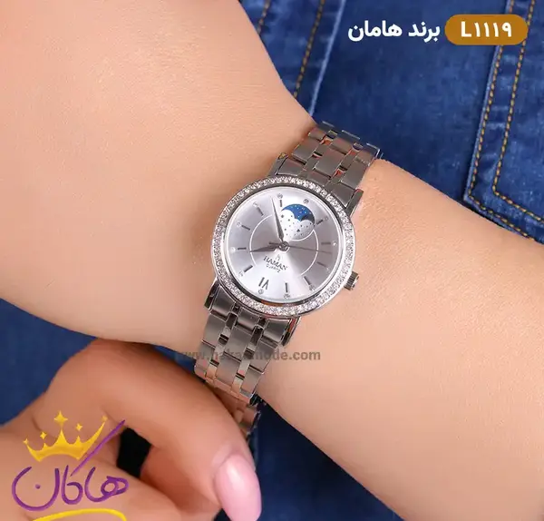 عکس ساعت نقره ای مردانه
