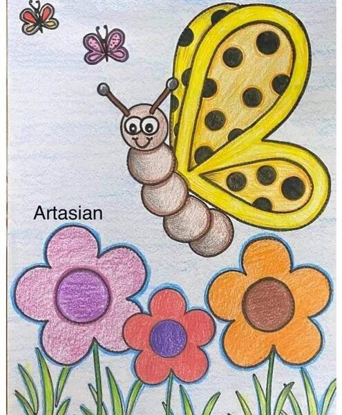عکس ساعت نقاشی ساده