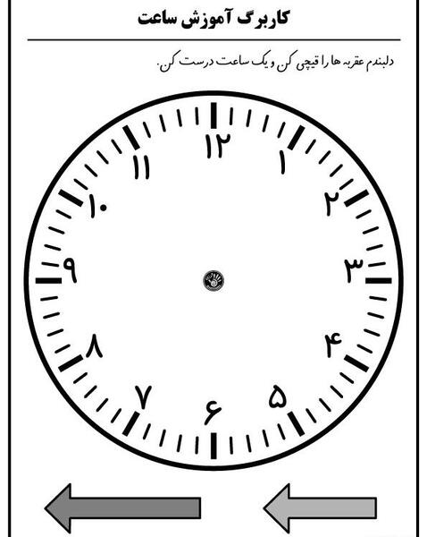 عکس ساعت نقاشی کلاس دوم