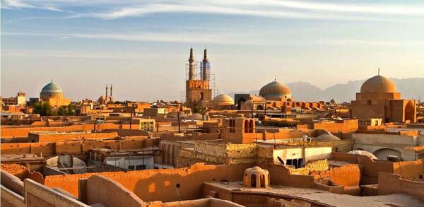عکس میدان ساعت یزد