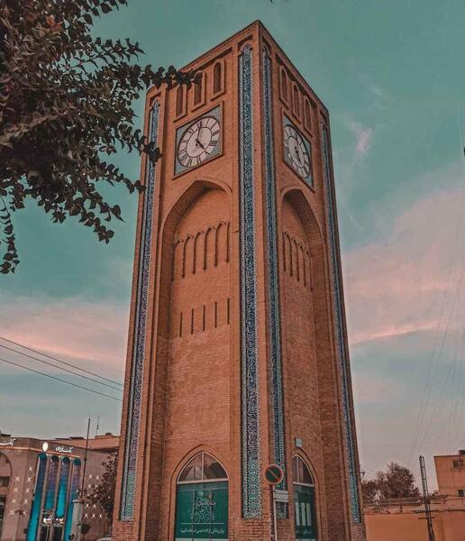 عکس میدان ساعت یزد
