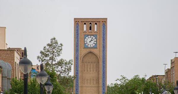 عکس میدان ساعت یزد
