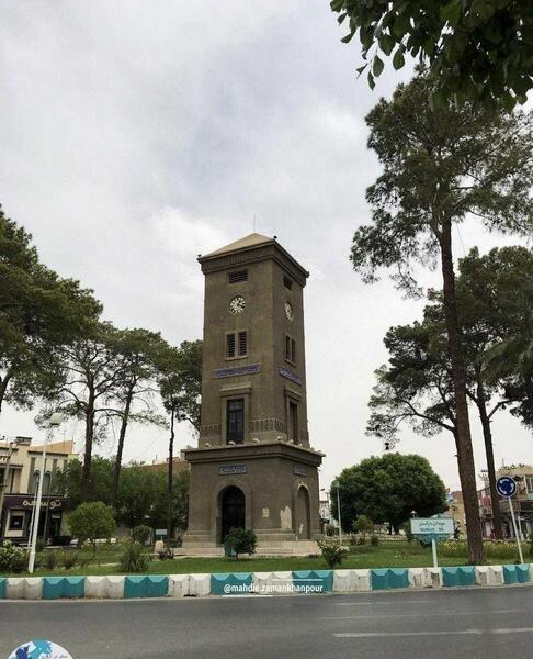 عکس میدان ساعت یزد