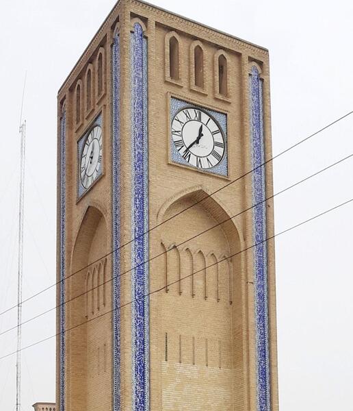 عکس برج ساعت یزد