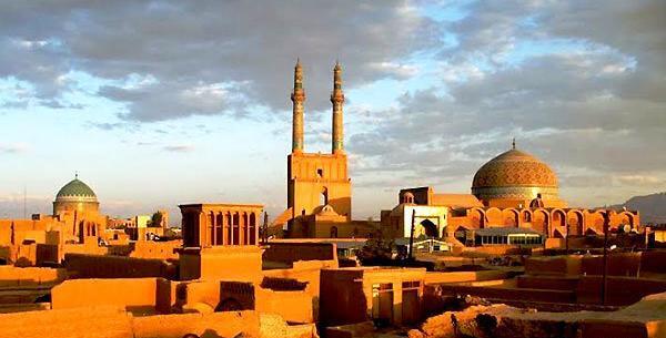عکس برج ساعت یزد