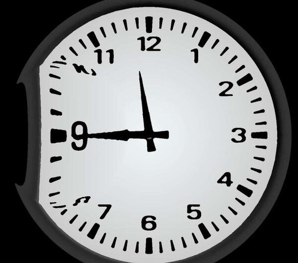 عکس ساعت یک ربع به پنج