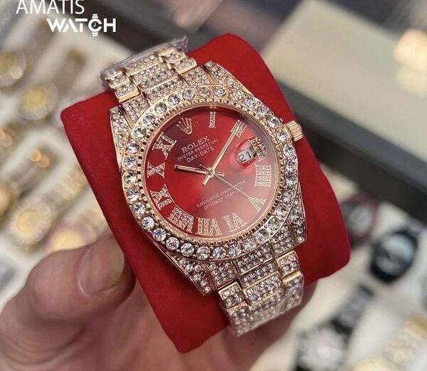 عکس ساعت رولکس نگین دار
