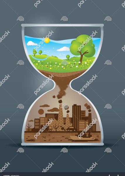 عکس نقاشی ساعت شنی