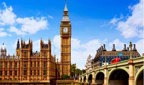 عکس زیبا از برج ساعت لندن