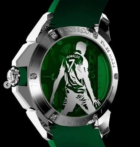 عکس ساعت طلایی رونالدو