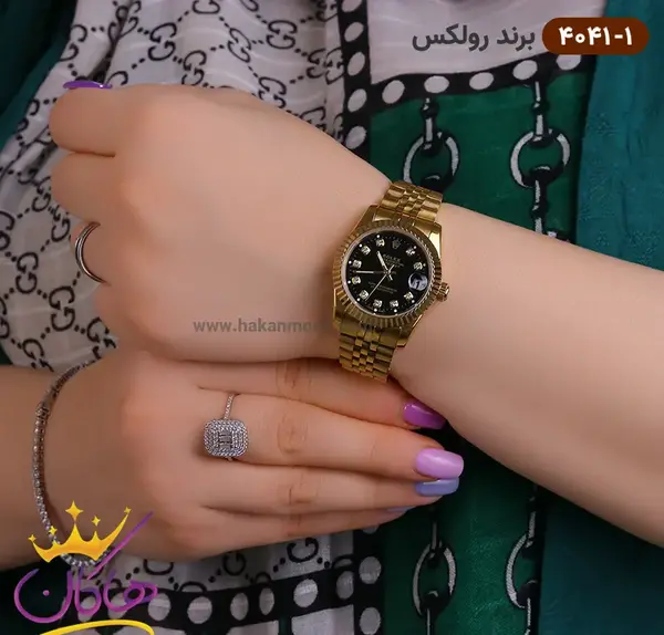 عکس ساعت رولکس صفحه مشکی