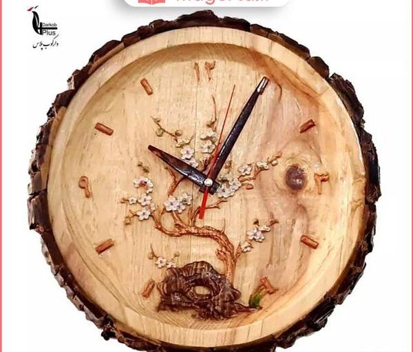 عکس زیباترین ساعت دیواری