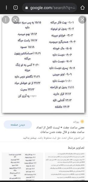 عکس معنی ساعت رند