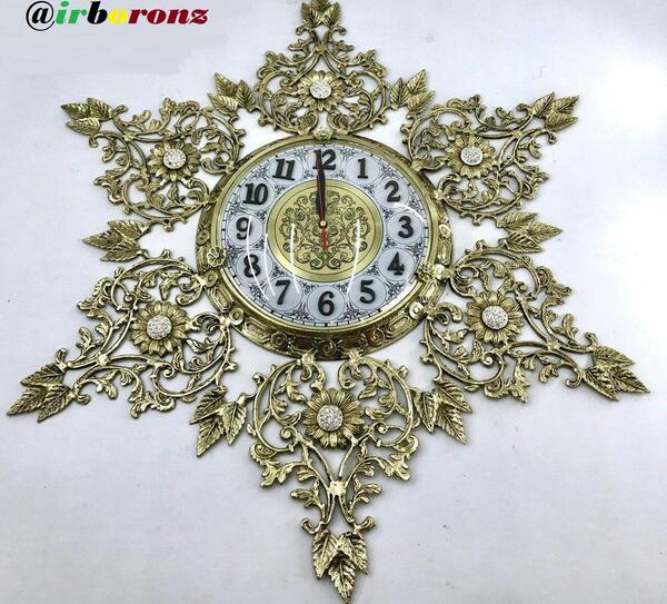 عکس ساعت دیواری برنز شیک