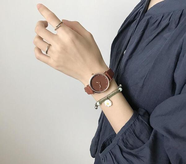 عکس ساعت دسته چرم